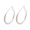 Brass Hoop Earrings for Women EJEW-A121-18B-S-2