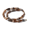 Natural Banded Agate Beads Strands G-NH0001-I01-01-3