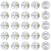 80Pcs AB Color Plated Glass Beads EGLA-PA0001-41A-7