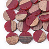 Resin & Walnut Wood Pendants RESI-S358-02C-08-1