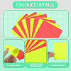 2Pcs PVC Plastic Football Referee Card AJEW-WH20121-16-5