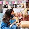 14Pcs Felt Baby Monthly Milestone Pennant Flags DIY-WH0899-496-5