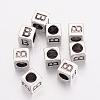 Tibetan Style Alloy European Beads LS-X-MPDL-R037-B-NR-1