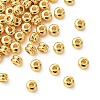 SHEGRACE Flat Round Brass Beads XGRPCU423-294G-1