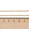 Ion Plating(IP) 304 Stainless Steel Unisex Cable Chain for Necklace STAS-P045-01G-B-2