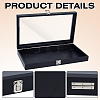 Wood Jewelry Display Cases with Visible Window Lid AJEW-WH0696-753A-3