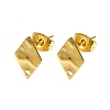 304 Stainless Steel Stud Earring Findings X-STAS-L024-003G-05-1