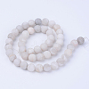 Natural Agate Beads Strands X-G-Q462-6mm-09-2