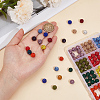 150Pcs 15 Colors Pave Disco Ball Beads RB-PA0001-09A-3