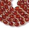 Natural Carnelian Beads Strands G-F809-A22-01-4