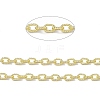 Handmade Brass Textured Cable Chains CHC-F015-23G-1