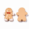 Christmas Theme Opaque Resin Cabochons CRES-N021-117-3