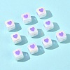 10Pcs Opaque Acrylic Enamel Beads ACRC-FS0001-02D-7