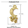 Zinc Alloy with Crystal Rhinestone Pendants RB-OY001-73G-2