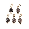 Natural Smoky Quartz Faceted Pendans KK-L218-004G-05-1