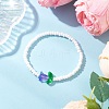 Glass Seed Beads Stretch Bracelets for Women BJEW-MZ00200-07-1