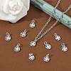 SHEGRACE Brass Micro Pave Cubic Zirconia Pendants XGR-Q3D131-504P-5