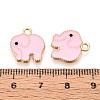 Alloy Enamel Charms PALLOY-T092-31G-03-3