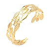 304 Stainless Steel Cuff Bangles BJEW-B158-04G-01-4