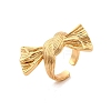 Brass Adjustable Cuff Open Rings for Women LS-RJEW-Z097-03G-01-2