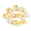 Imitation Pearl Acrylic Beads OACR-T004-15mm-15-1
