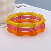 Acrylic Bamboo Joint Beaded Bracelets for Women FS-WG26A21-19-1