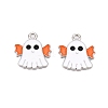 Halloween Theme Alloy Enamel Pendants ENAM-T020-08G-2