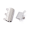 304 Stainless Steel Box Clasps STAS-P249-03P-A-2