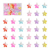 36Pcs 6 Colors Transparent Resin Pendants RESI-TA0001-52-9