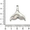 304 Stainless Steel Pendants STAS-P446-13F-P-3