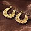 304 Stainless Steel Hoop Earrings for Women EJEW-L296-051G-2