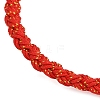 4MM Braided Nylon Cord Bracelets FIND-A057-01G-22-2