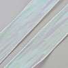10 Yards Polyester Iridescent Lace Ribbon OCOR-WH20001-12G-1