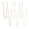 304 Stainless Steel Chain Necklaces NJEW-TA0001-11G-17