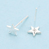 925 Sterling Silver Stud Earrings STER-N017-12B-S-3