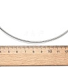 Non-Tarnish Casual Style 304 Stainless Steel Choker Necklaces STAS-O037-02P-4