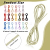 BENECREAT 20Strands 20 Colors Nylon Elastic Cords EC-BC0001-45-2