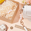 2Pcs Pink Heart Alloy Bag Extension Chains DIY-AR0004-96-4