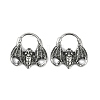 Bat 316 Surgical Stainless Steel Hoop Earrings X-EJEW-G416-31AS-4