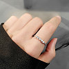 925 Sterling Silver Open Cuff Rings RJEW-P091-01A-S-2