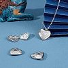 Unicraftale 304 Stainless Steel Locket Pendants STAS-UN0017-48P-3