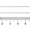 Non-Tarnish 304 Stainless Steel Serpentine Chain Necklace for Men Women NJEW-G076-01B-P-4