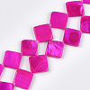 Spray Painted Freshwater Shell Beads SHEL-T010-05A-1