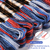 10 Skeins 6-Ply Polyester Embroidery Floss OCOR-CY0004-38J-2