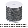 Brass Coated Iron Flat Cable Chains CH-TAC0007-01B-10