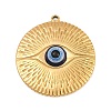 304 Stainless Steel with Blue Resin Pendants SA-CBABA5E-26G-1