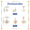 Brass Micro Pave Clear Cubic Zirconia Charms KK-GA0002-31-2