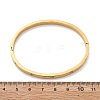 304 Stainless Steel Rhinestone Bangles for Women BJEW-Z092-05G-6