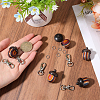 SUNNYCLUE DIY Keychain Making Kit DIY-SC0023-89-3