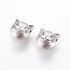 Tibetan Style Alloy Kitten Beads X-TIBEP-GC178-AS-NR-1